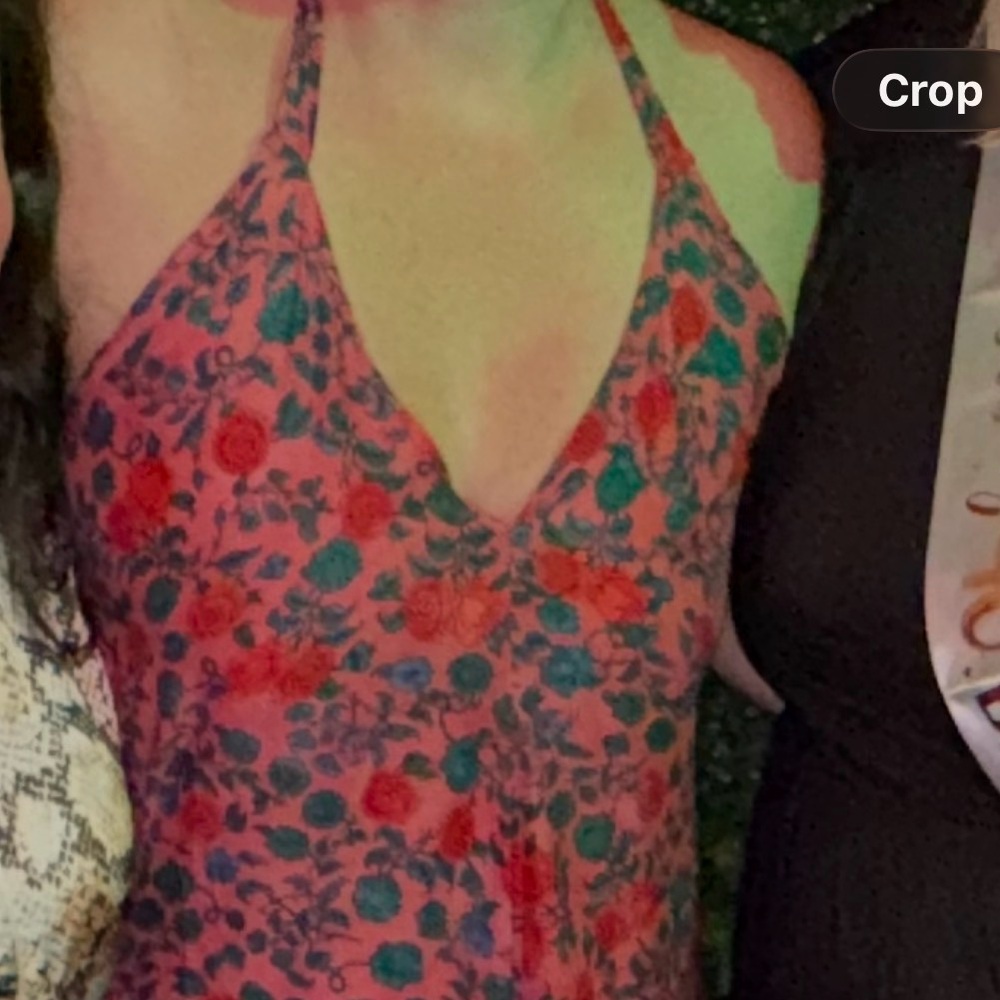 Natalie Martin Coral and Teal Floral Dress